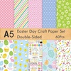 image:imageFEPITO 90 Sheets Easter Pattern Paper Set A5 Size Craft Paper for Easter Card Making Scrapbook Decoration Double Side 10 PatternsA560PCS