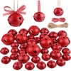 image:imageKUUQA 36 Pcs Christmas Jingle Bells Craft Bells with Star for Christmas Party Tree Wreath Ornaments Holiday DIY Decorations