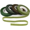 image:imageKUUQA 4 Rolls 12 Wide Floral Tapes for Bouquet Stem Wrapping and Floral CraftsWedding BouquetDark GreenLight GreenGrass GreenDark BrownMix Color