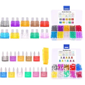 image:imageFEPITO 220PCS Blade Car Fuses Assortment Kit Standard amp Mini Blade Fuse 2A 3A 5A 75A 10A 15A 20A 25A 30A 35A 40A for Auto Truck Boat Truck SUV Automotive Replacement Fuses Puller