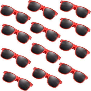 image:imageFEPITO 24 Pack Party Sunglasses Bulk for Birthday Party Favors Goody Bag Fillers for Beach Pool Party Toys for Adults WhiteRed