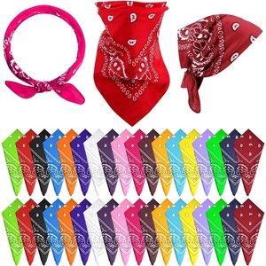 image:imageFEPITO 36 Pcs Paisley Bandanas Cowboy Bandana Paisley Print Head Wrap Scarf for sunscreen headband and riding mask18 Colors