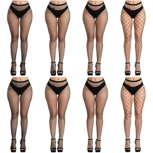 image:imageFEPITO 8 Pairs Fishnet Stockings Tights High Waist Stockings Leggings for WomenBlack Style 2 8 Pairs