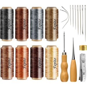 image:imageFEPITO Leather Wax Thread Cord Sewing Kit for DIY Leather Crafts