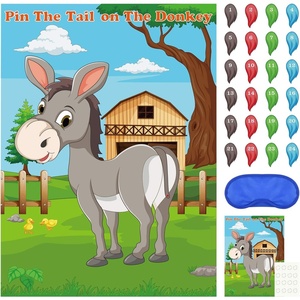 image:imageFepito Baby Shower Party Games  Pin The Dummy On The Baby Game with 24pc Pacifier StickersDonkey