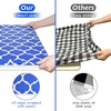 image:imageFEPITO 3 Pcs Picnic Table Cover with Bench Covers 3Piece Set 30 x 72 Inch Picnic Vinyl Picnic Table and Bench Fitted Tablecloth Cover BlueWhite Moroccan for Outdoor BBQ Holiday Party Camping