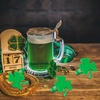 image:imageFEPITO 12Pcs StPatricks Day Napkin Shamrock Napkin Table Decorations Green Napkin Holders for St Patricks Day Wedding Birthday Anniversary