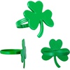 image:imageFEPITO 12Pcs StPatricks Day Napkin Shamrock Napkin Table Decorations Green Napkin Holders for St Patricks Day Wedding Birthday Anniversary