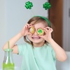 image:imageFEPITO StPatricks Day Parade Costume Accessories Set Includes Shamrock Green Tutu Tulle Skirt and Shamrock Headband Necklace for StPatricks Day Decoration Party Supplies