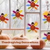 image:imageFEPITO 105 PCS DIY Turkey Craft Kit with Colorful Feathers Dot Glues and Thanksgiving Stickers for School Activities and Party Decorations