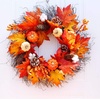 image:imageFEPITO 56 Pcs Fall Thanksgiving Decorations Mini Artificial Pumpkins Pine Cones Fall Leaves Acorns for Fall Party Decorations Autumn Decorating Kit Halloween Thanksgiving Party Supplies