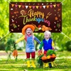 image:imageFEPITO Happy Thanksgiving Extra Large Give Thanks Banner  70 In X 41 In Fall Banner with Turkey Pumpkin Maple Leaves for Outdoor Indoor Decor