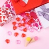 image:imageFEPITO 100Pcs Acrylic Hearts Red Pink Heart Vase Filler for Valentines Day Table Home Decorations Wedding Decorations
