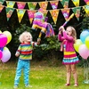 image:imageFEPITO 6 Pack Hawaiian Bunting Banner Luau Party Tropical Party Bunting Totally 18 Meters