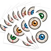 image:imageFEPITO Pin The Eye Zombie Halloween Game with 24 Pcs Zombie Eye Stickers