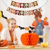 image:imageFEPITO Thanksgiving Banner with Paper Turkey Pumpkin Maple Leaves Decor