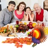 image:imageFEPITO Thanksgiving Banner with Paper Turkey Pumpkin Maple Leaves Decor